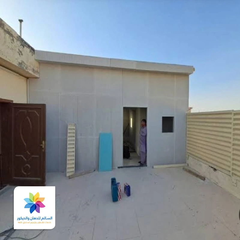 تركيب جدار اسمنت بورد ابها